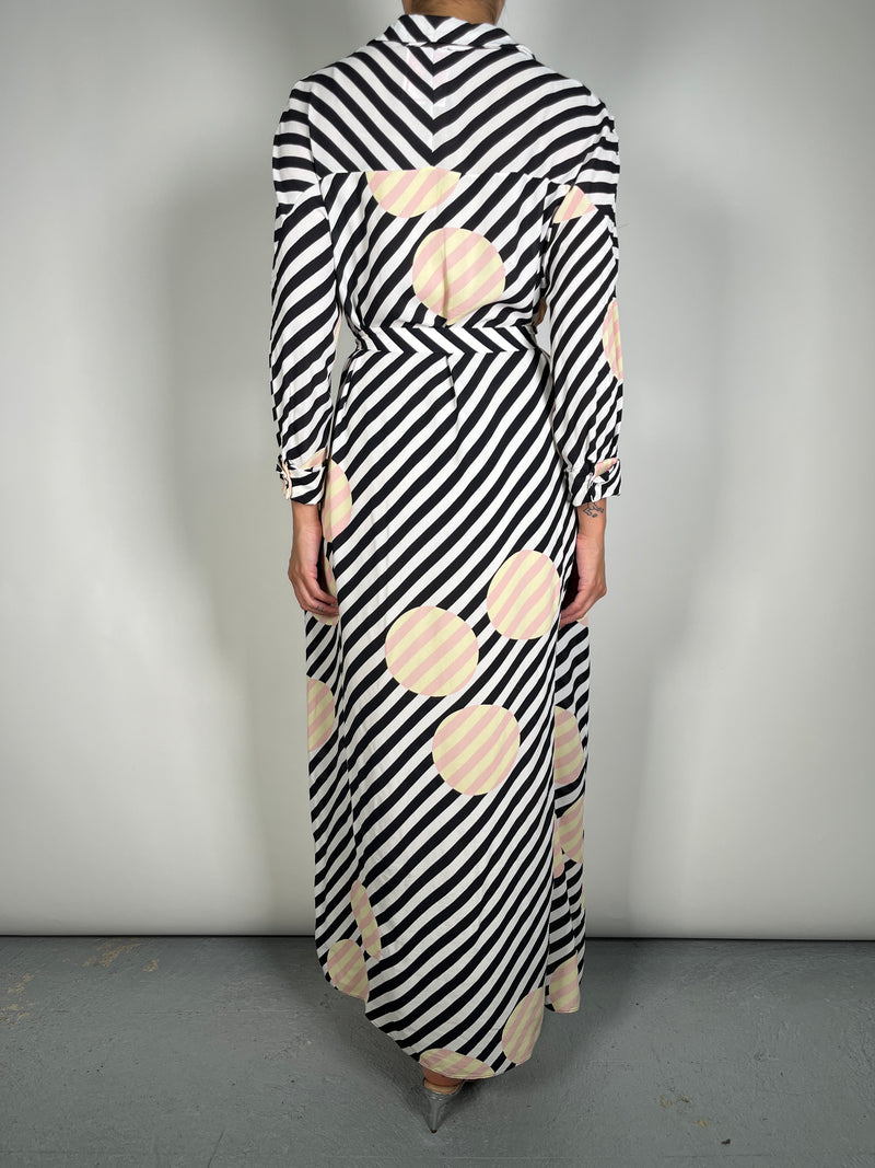 Vestido Estampado Rayas