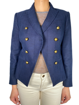 Blazer Azul Botones Dorados