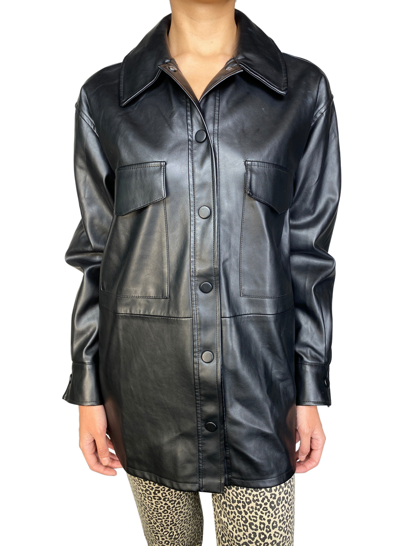 Sobrecamisa Cuero Vegano