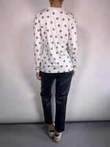 Polera Blanca Estampada