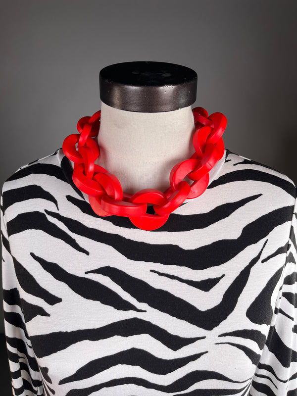 Collar Cadena Roja