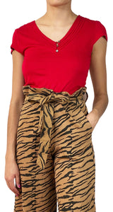 Polera Alforzas