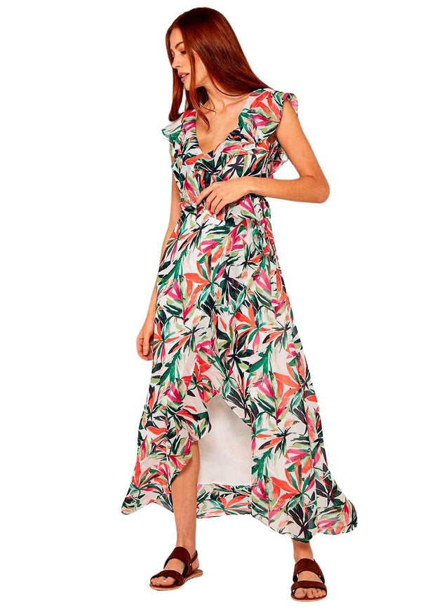 Vestido Apricot Blanco - Calce Ajustado