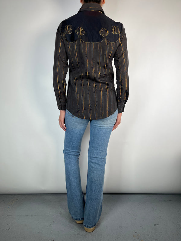 Blusa Fibras Metalizadas