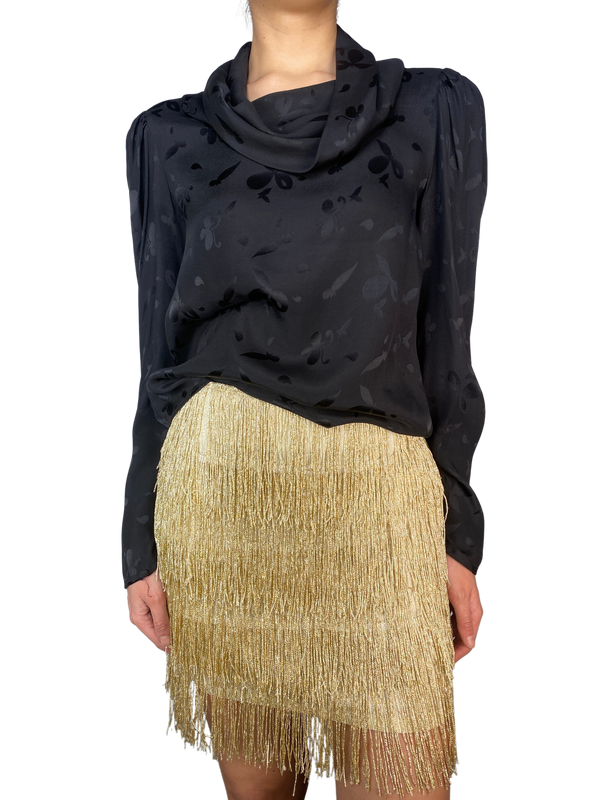 Blusa Detalles Satinados