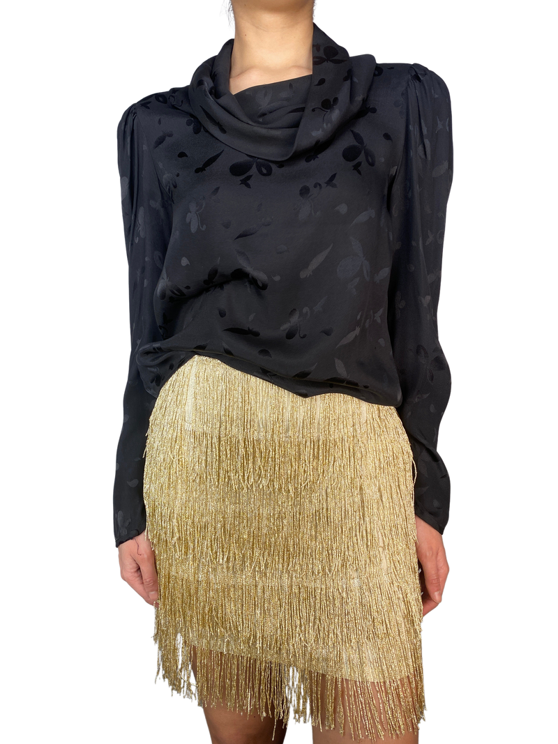 Blusa Detalles Satinados