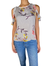 Polera Lunares Multicolor