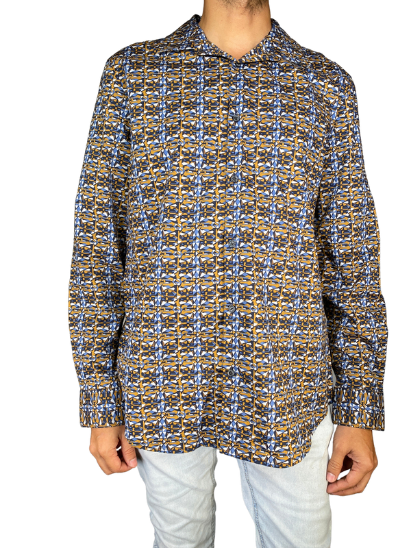 Camisa Estampada Slim Fit