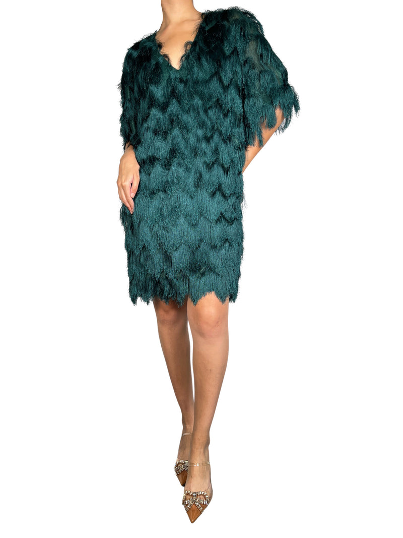 Vestido Flecos