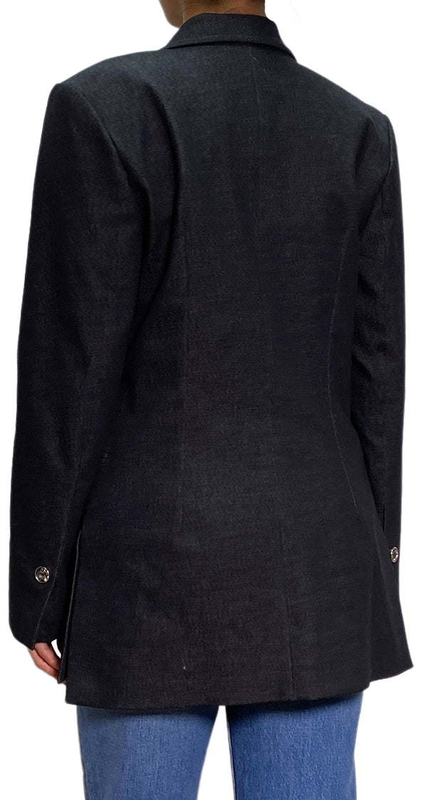 Blazer Denim Negro