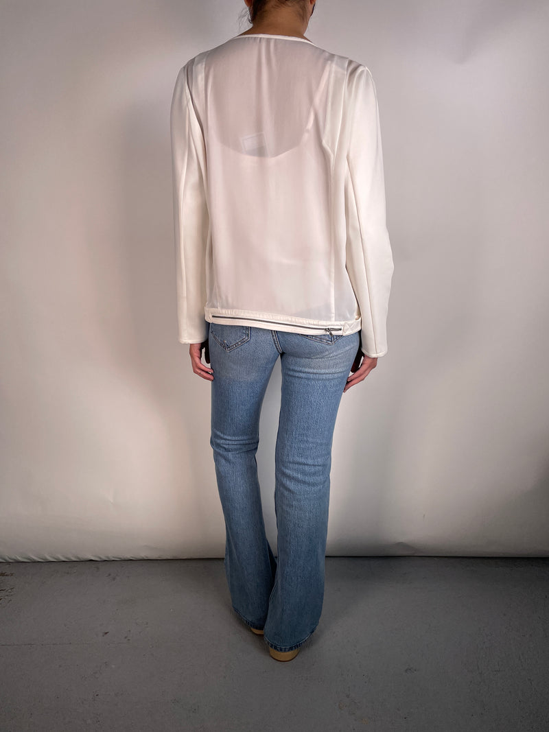 Chaqueta Espalda Traslucida