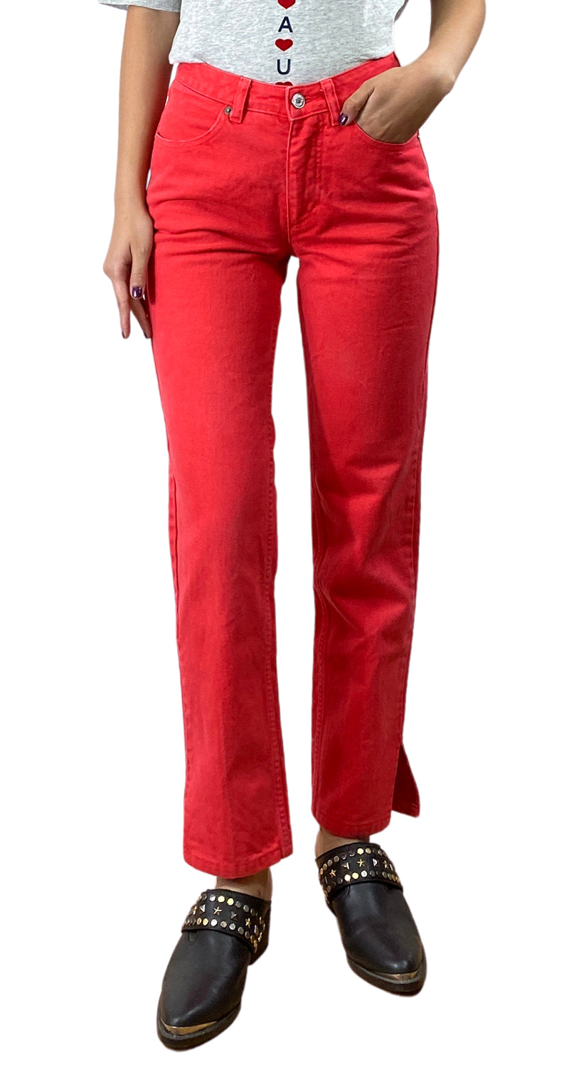 Jeans Denim Rojo