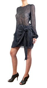 Vestido Transparente Puntos