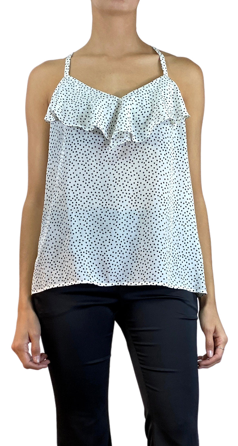 Blusa Seda Lunares