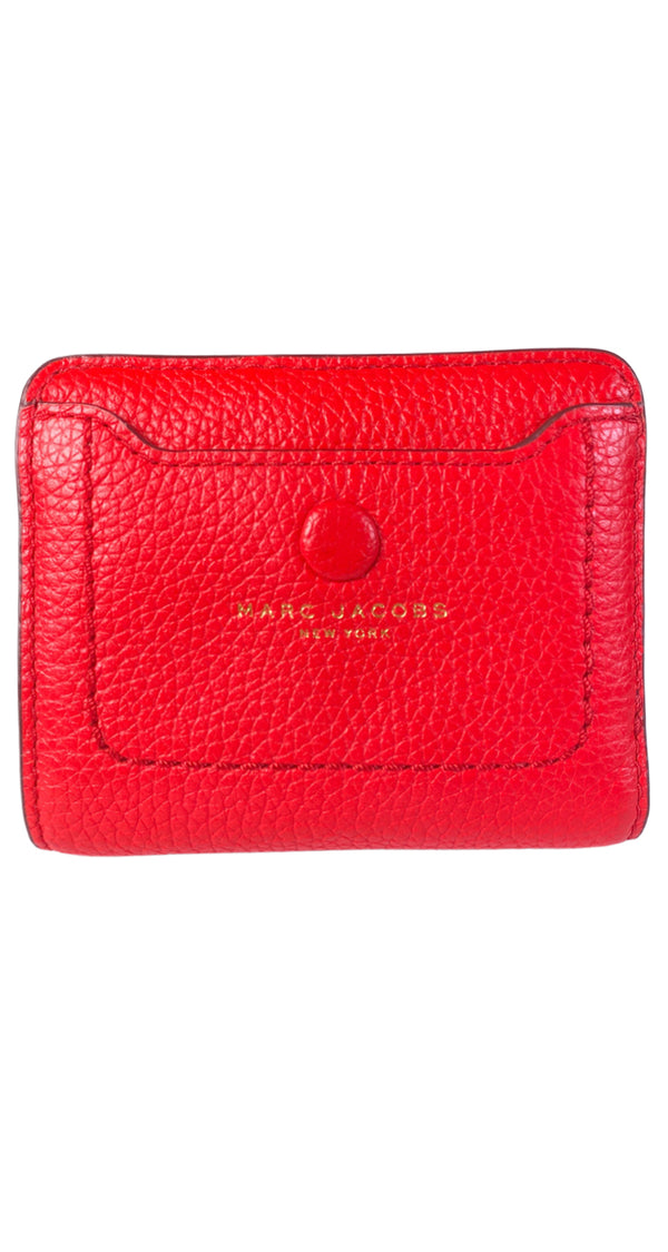Billetera Cuero Rojo