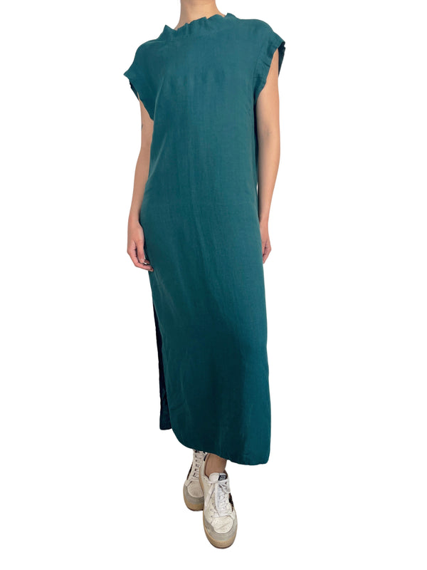Vestido Lino Tajos
