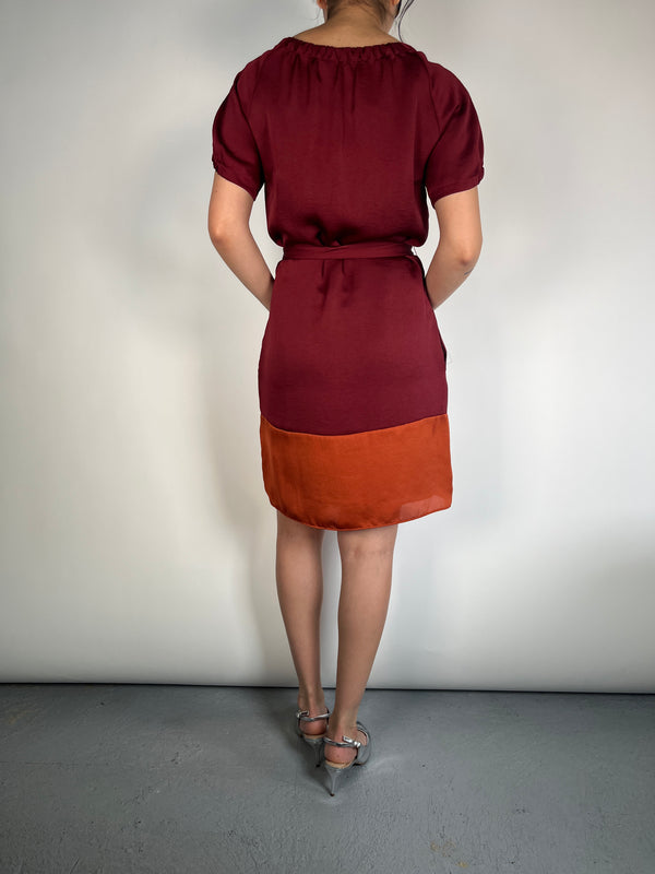 Vestido Burdeo