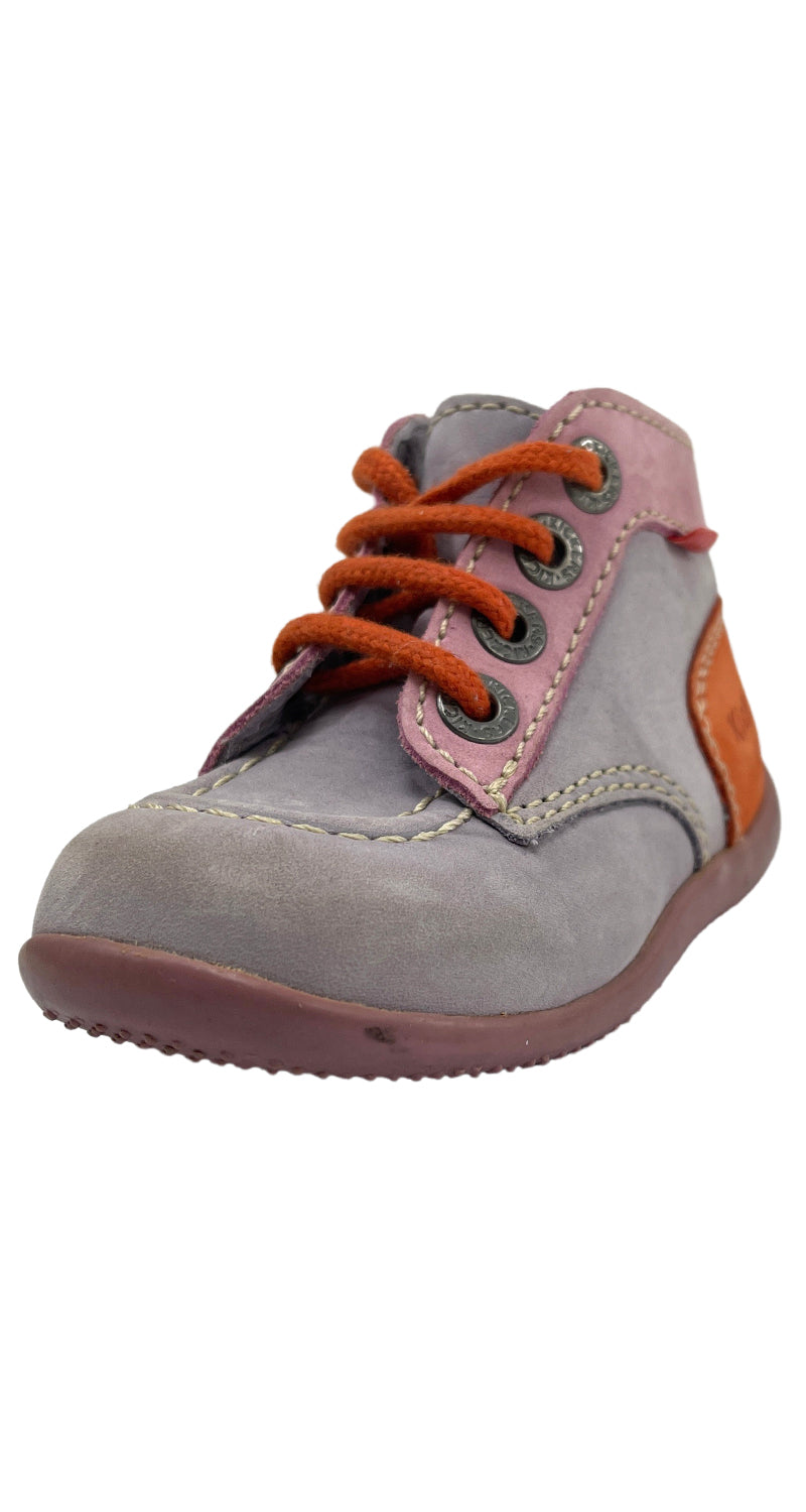 Botines Cuero Lila