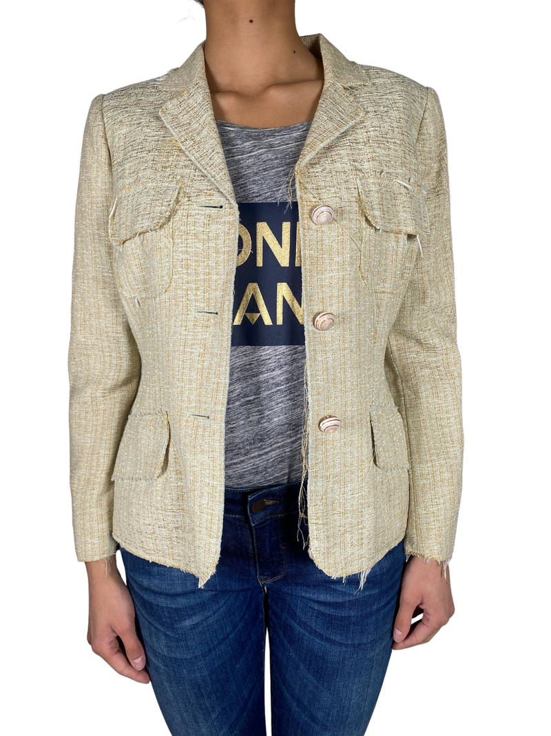 Chaqueta Beige Cheap and Chic by Moschino