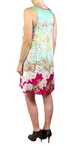 Vestido Verde Espejitos