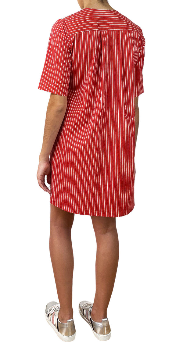 Vestido Stripes Rojo