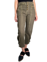 Pantalón Denim Verde