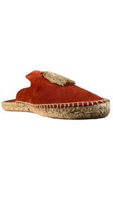 Alpargatas Cuero Terracota