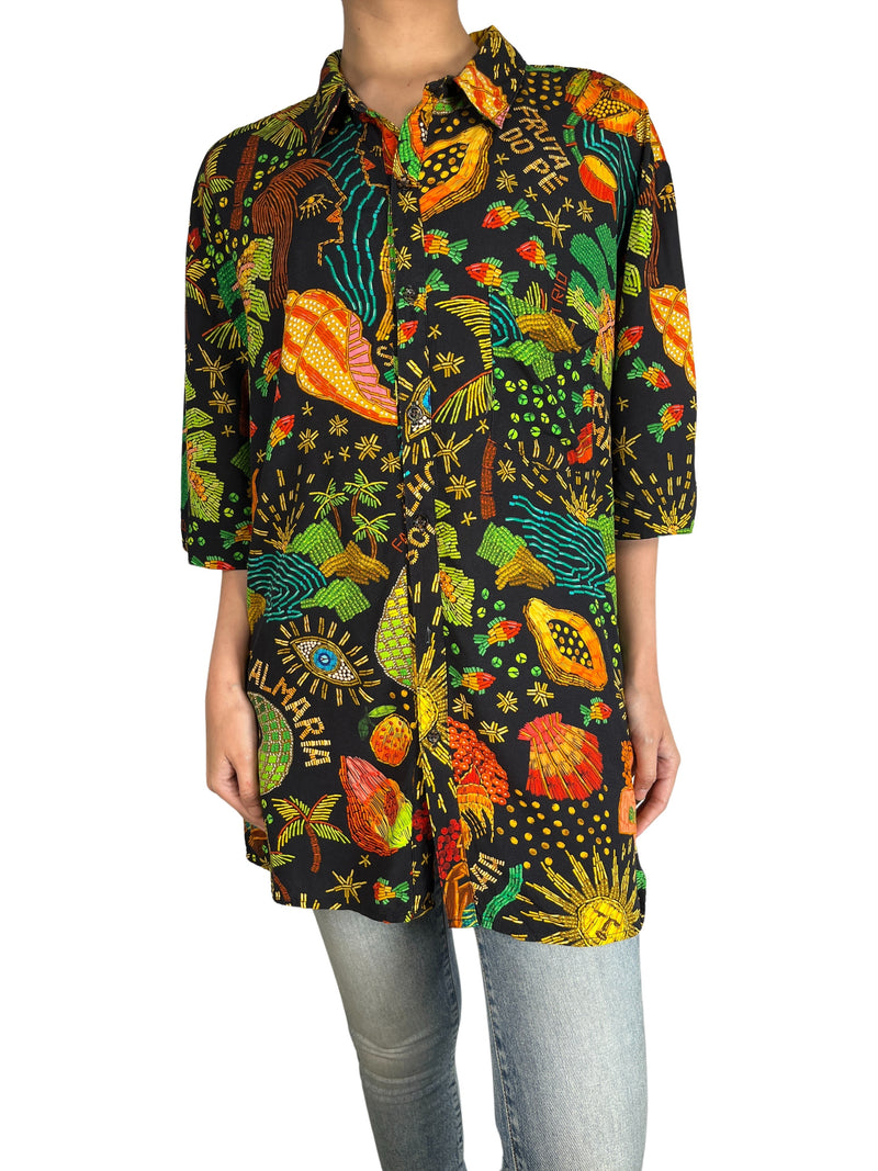 Blusa Tropical Viscosa