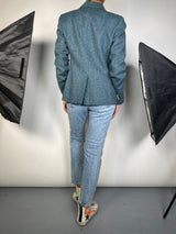 Blazer Azul Blanco