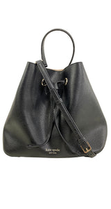 Cartera Cuero Negra