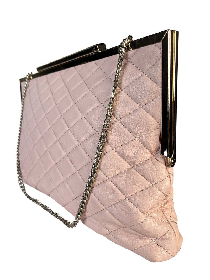 Cartera Cuero Rosa