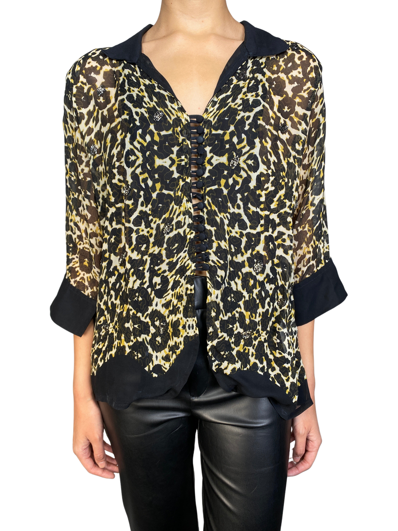 Blusa Pupe Traslucida