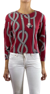 Polera Roja Estampada