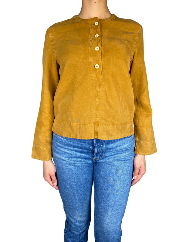 Blusa Manga Larga Camel