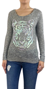 Sweater Tigre Lentejuelas