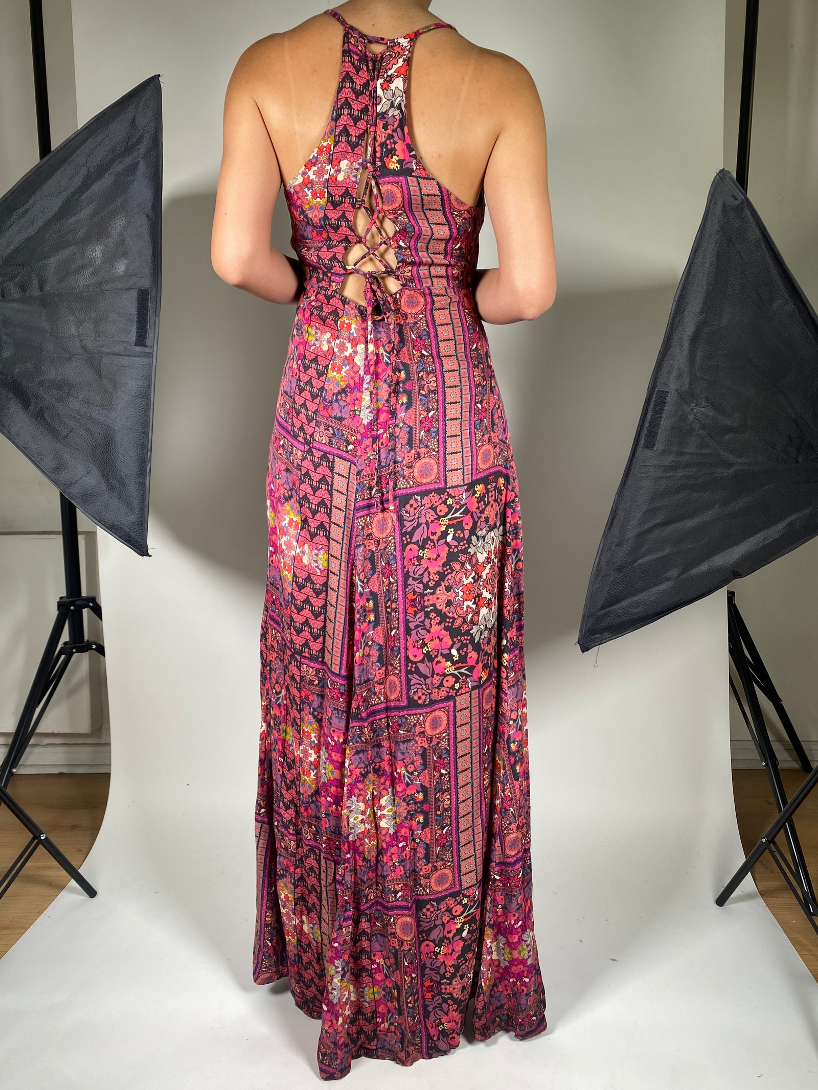 Vestido Estampado Multicolor UMBRALE – Market People