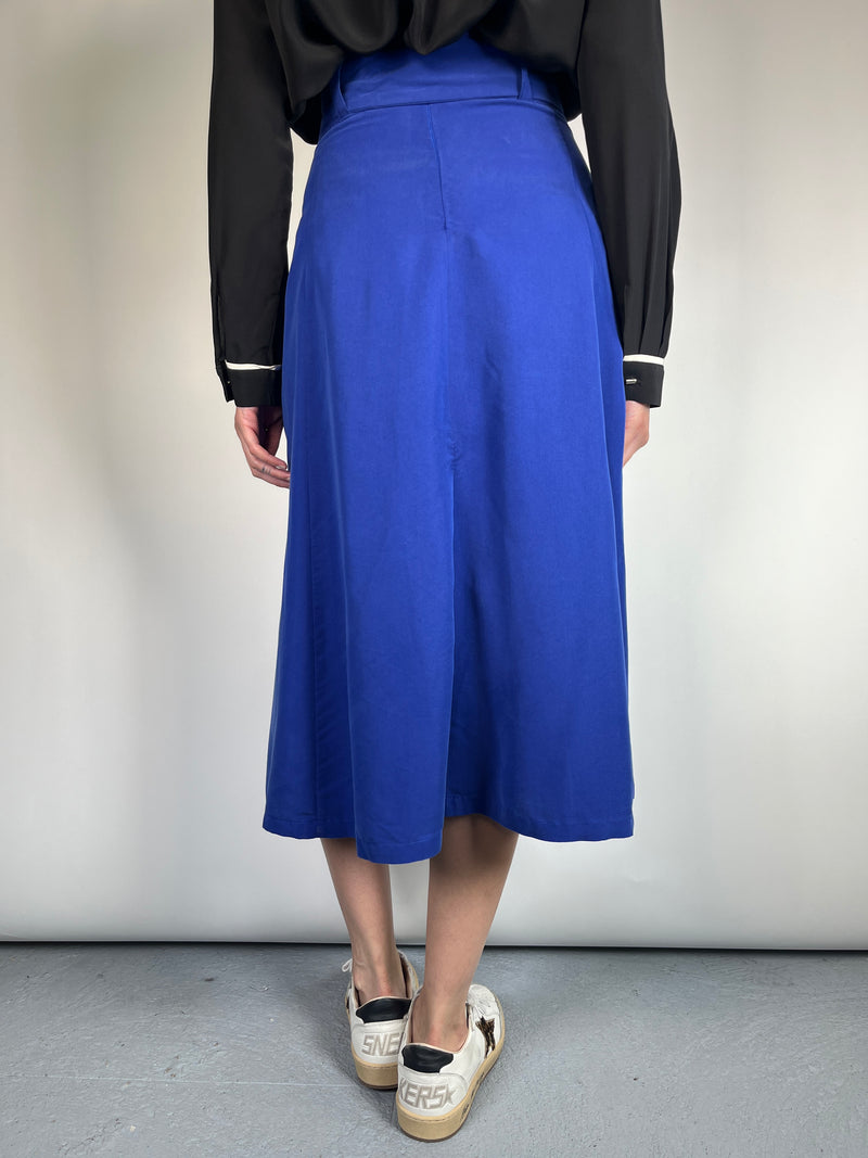 Falda Azul Lazo