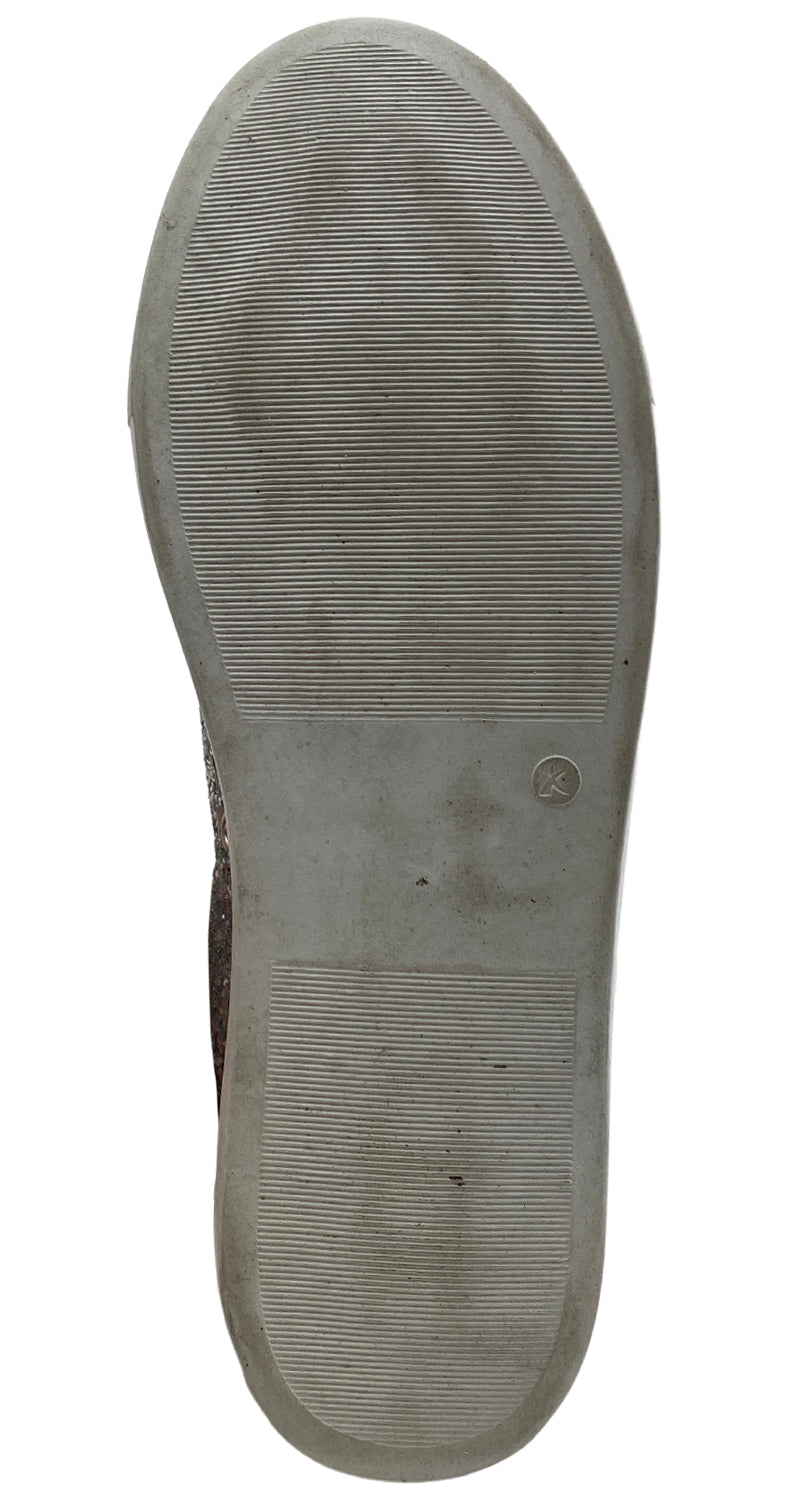 Zapatillas Glitter Plateado