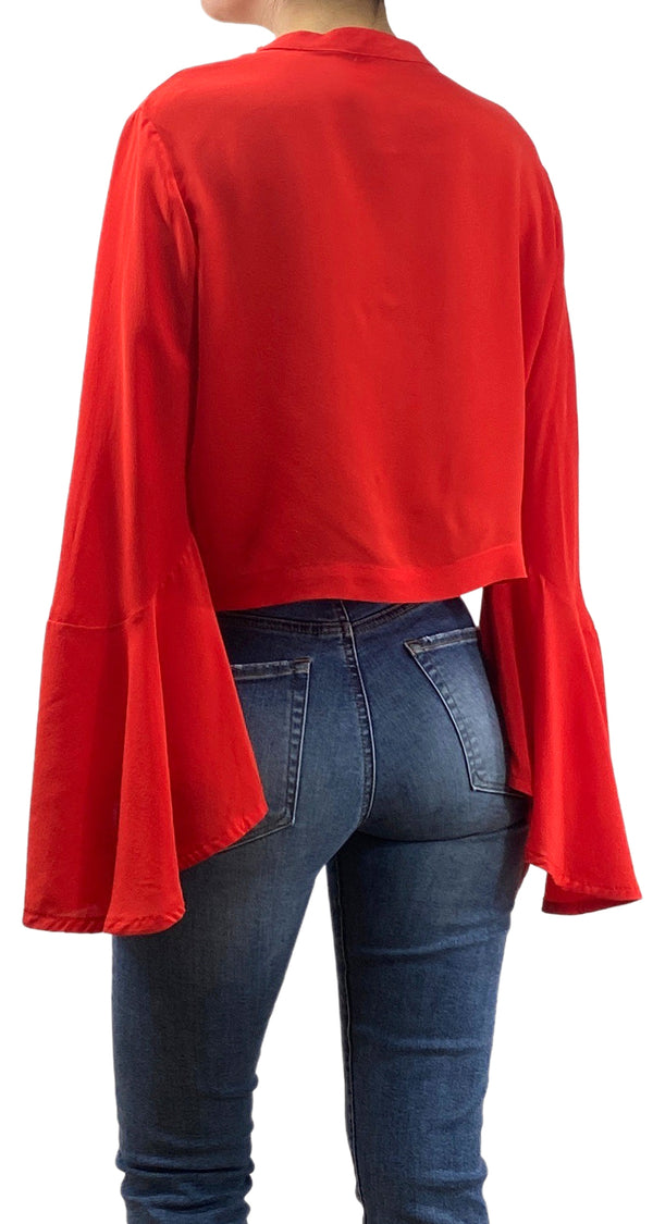 Blusa Seda Roja