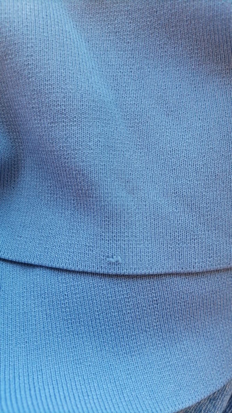 Crop Top Azul
