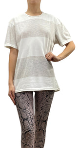 Polera Blanca a Rayas