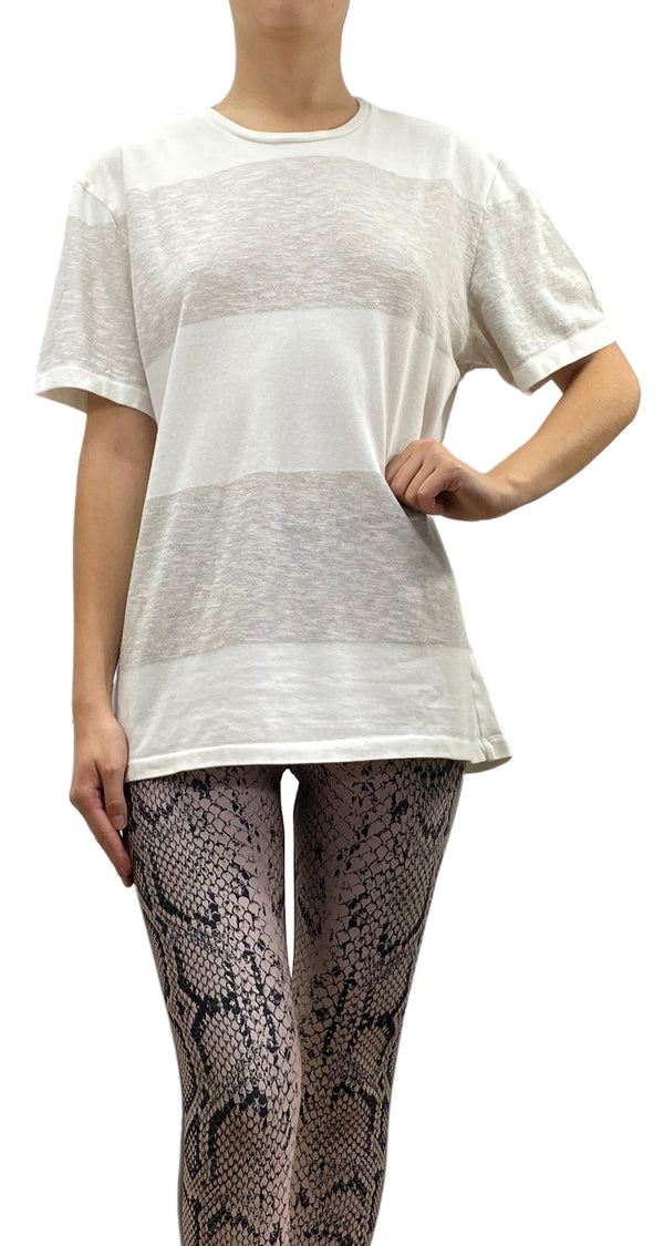 Polera Blanca a Rayas
