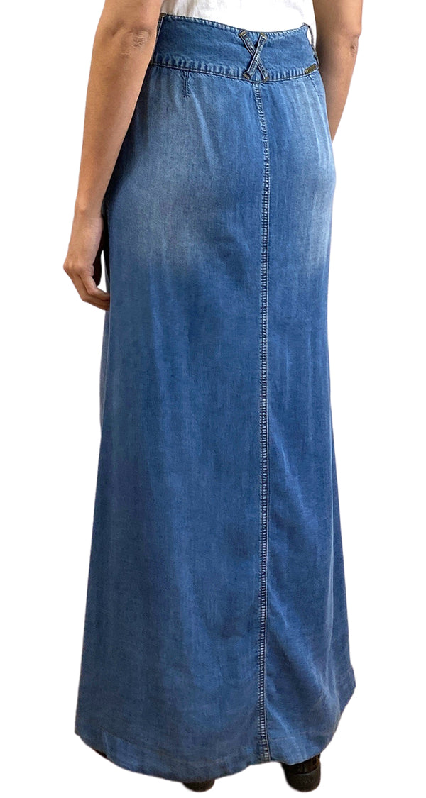 Falda Wrap Denim