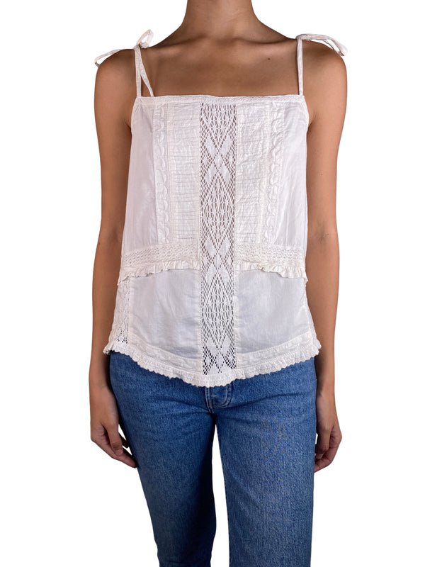 Top Broderie Blanco