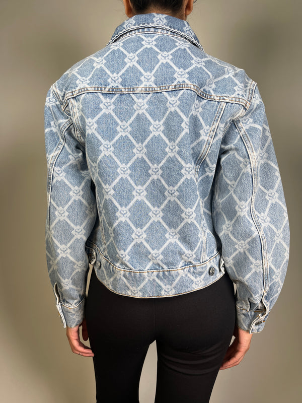 Chaqueta Jeans Estampada