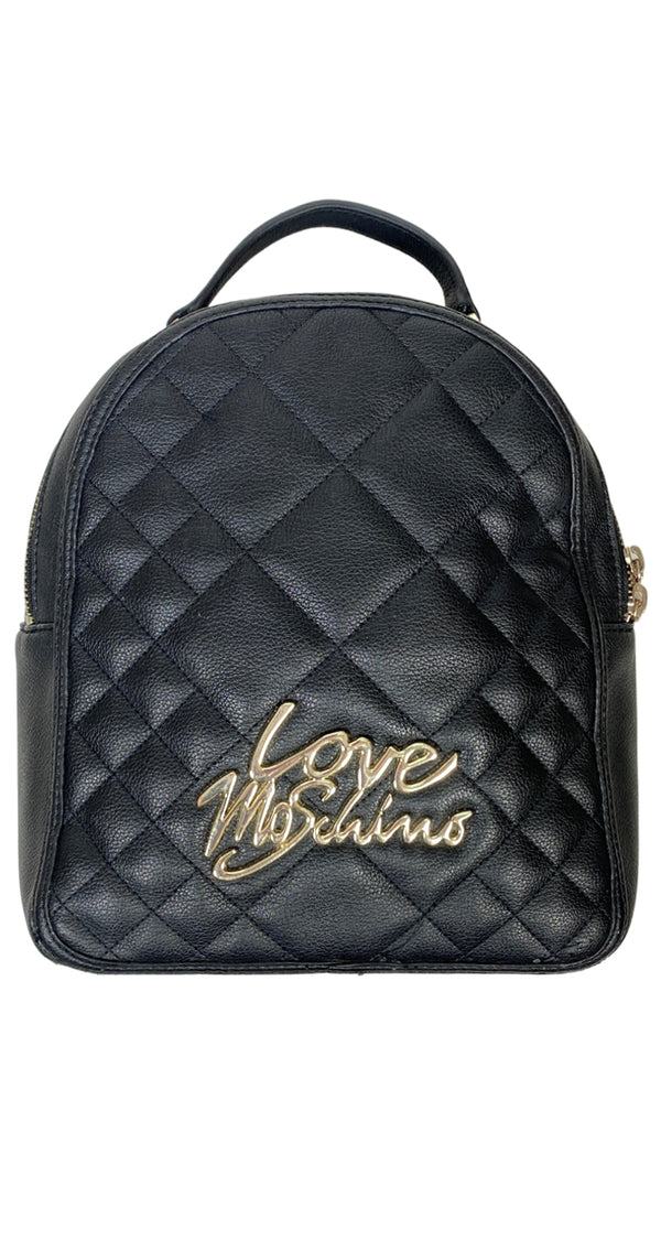 Mochila Negra Love Moschino