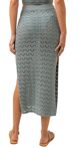 Marketta Knit Maxi Skirt Tea