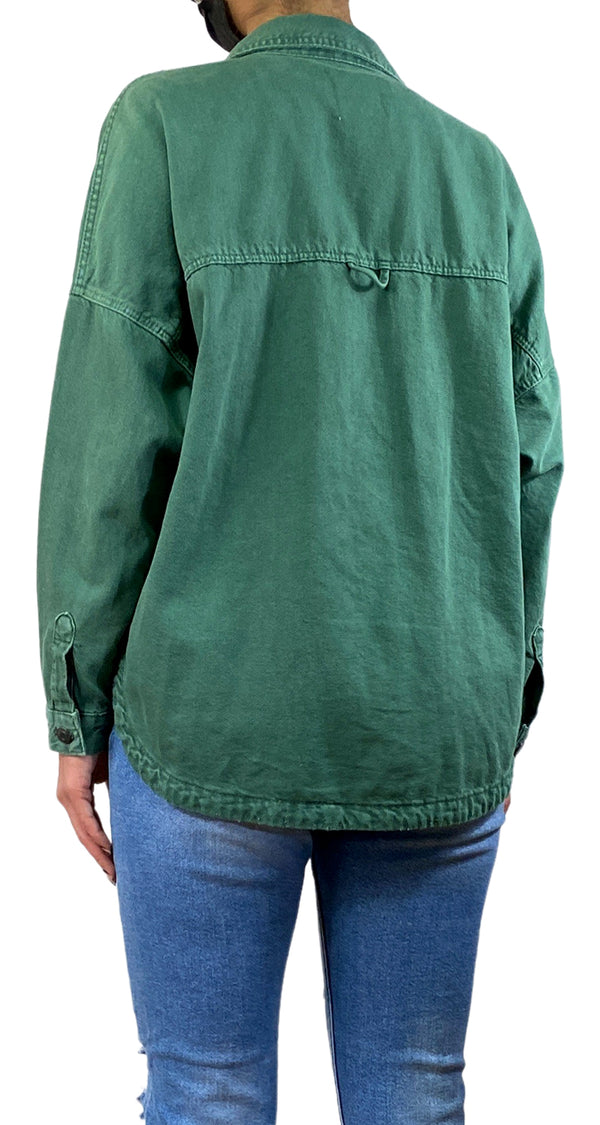 Chaqueta Denim Verde