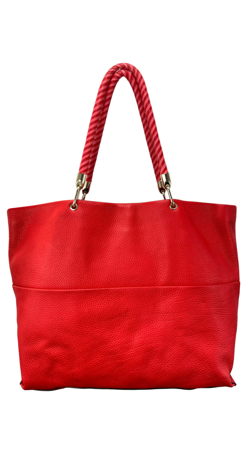 Cartera Mano Roja