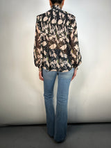 Blusa Art Flowers